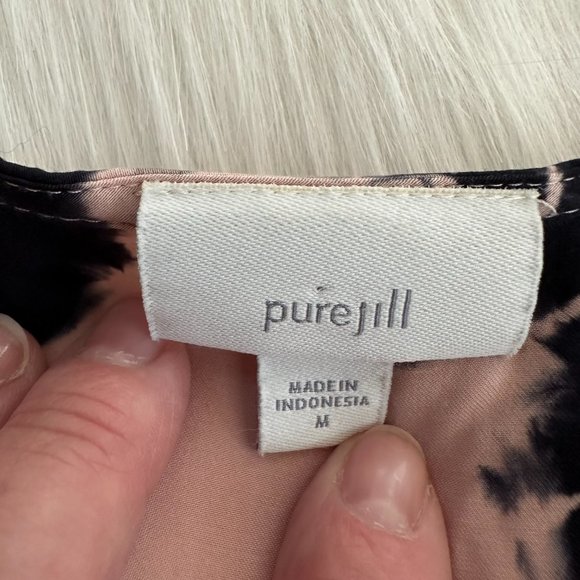 J. Jill Pure Jill Pink and Blue Tie Dye Maxi Dress Sleeveless - Womens Sz Medium - Picture 2 of 8